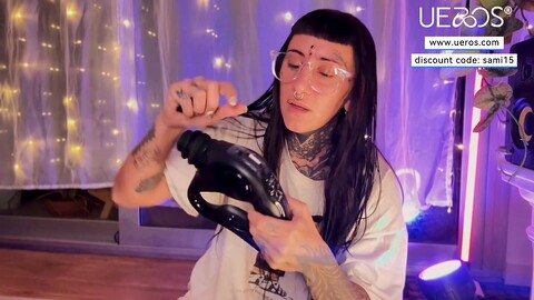 Unboxing, porn review, long hair