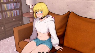 In english, stocking, boy anal