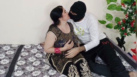 Step nephew, step aunty, massage sex