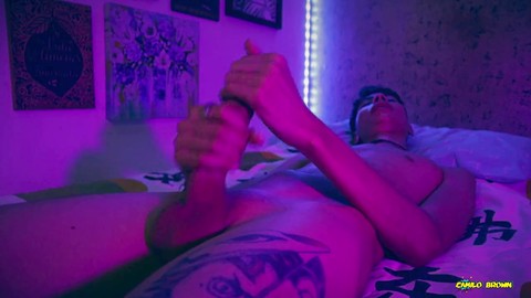 Big dick solo, кончить, сперма