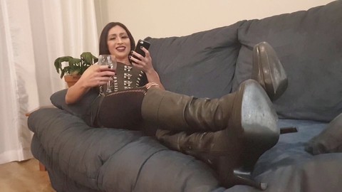 Asian Boot Worship