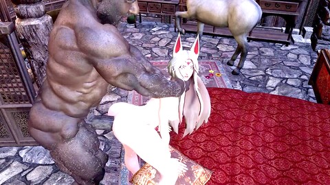 Big black cock, old & young, pussies