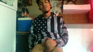 Penis masturbation, older young, small cock