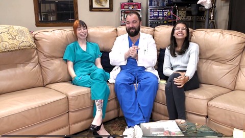 Small breasts, heavy tattoos, massager